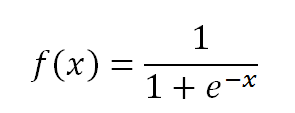 Сигмоидная логистическая функция (формула)